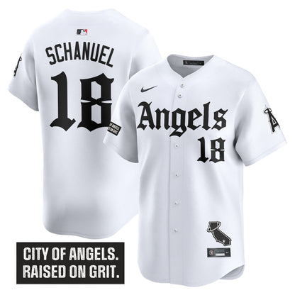 Men's Los Angeles Angels 'Gothic Halo Edition' Vapor Premier Limited Jersey - All Stitched