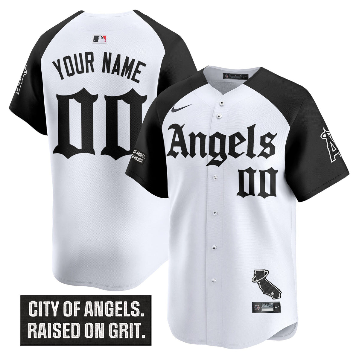 Los Angeles Angels 'Gothic Halo Edition' Vapor Premier Limited Custom Jersey - All Stitched