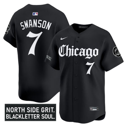 Men's Chicago Cubs 'Gothic North Side Edition' Vapor Premier Limited Jersey V2 - All Stitched