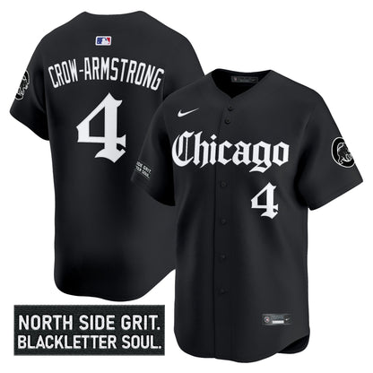 Men's Chicago Cubs 'Gothic North Side Edition' Vapor Premier Limited Jersey V2 - All Stitched