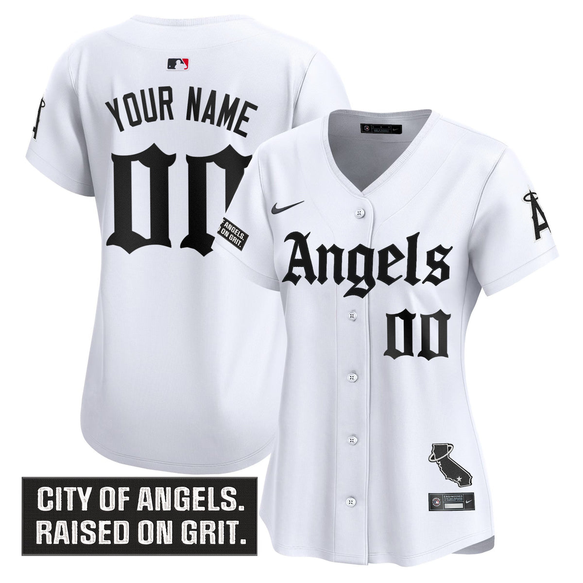 Los Angeles Angels 'Gothic Halo Edition' Vapor Premier Limited Custom Jersey - All Stitched