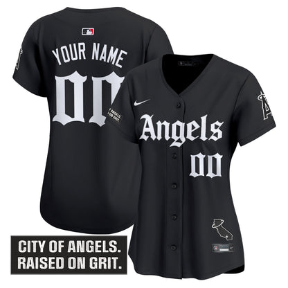 Los Angeles Angels 'Gothic Halo Edition' Vapor Premier Limited Custom Jersey - All Stitched