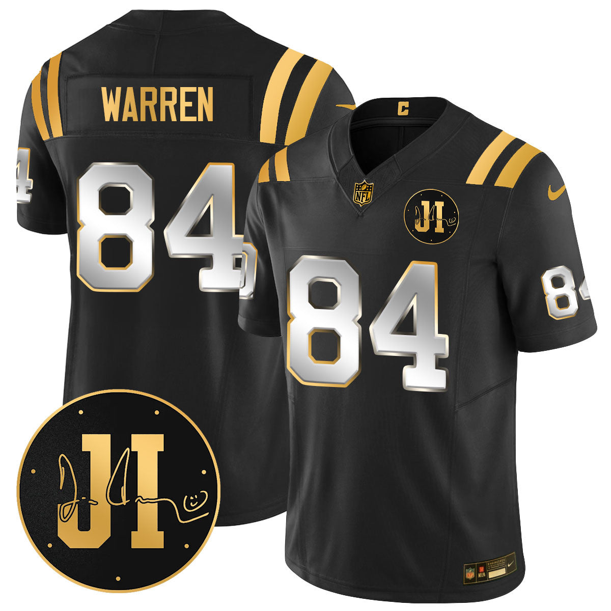Men's Indianapolis Colts Limited 2025 Jersey - Memorial Patch for Jim Irsay - All Stitched