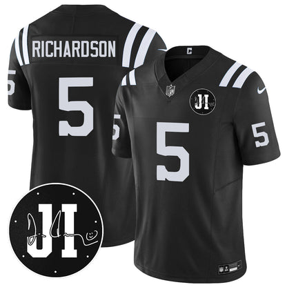Men's Indianapolis Colts Limited 2025 Jersey - Memorial Patch for Jim Irsay - All Stitched