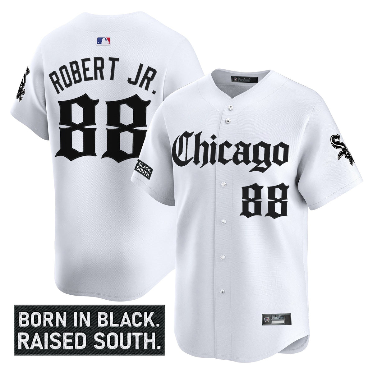 Men's Chicago White Sox 'Gothic South Side Edition' Vapor Premier Limited Jersey - All Stitched