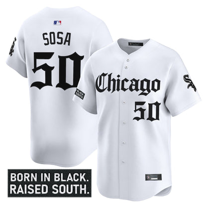 Men's Chicago White Sox 'Gothic South Side Edition' Vapor Premier Limited Jersey - All Stitched