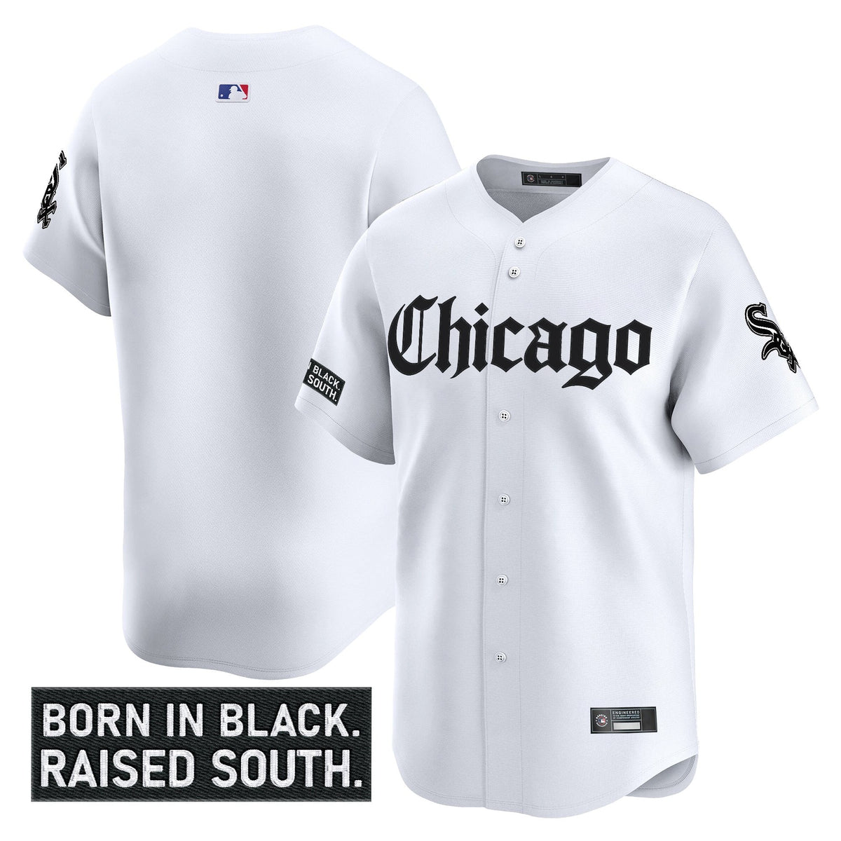 Men's Chicago White Sox 'Gothic South Side Edition' Vapor Premier Limited Jersey - All Stitched