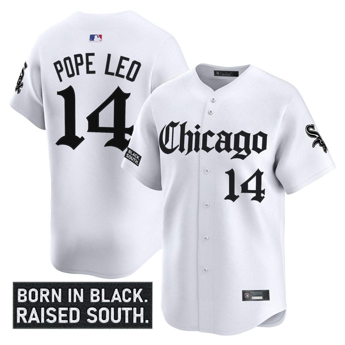 Men's Chicago White Sox 'Gothic South Side Edition' Vapor Premier Limited Jersey - All Stitched