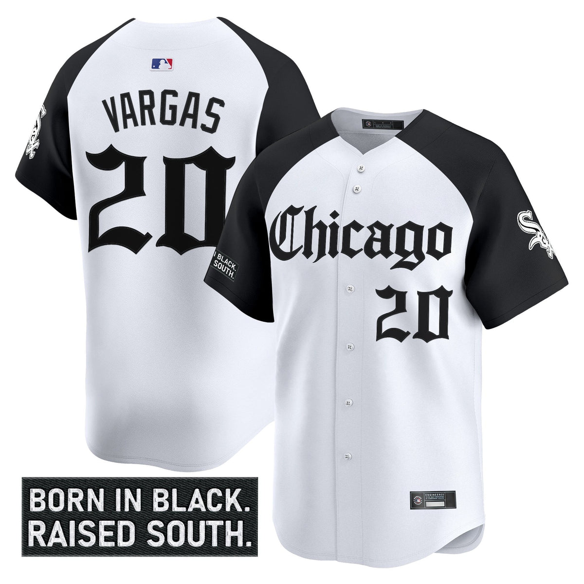 Men's Chicago White Sox 'Gothic South Side Edition' Vapor Premier Limited Jersey - All Stitched