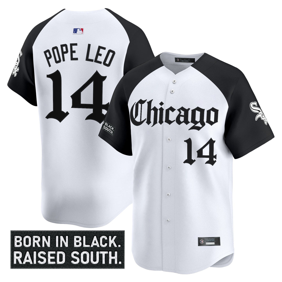 Men's Chicago White Sox 'Gothic South Side Edition' Vapor Premier Limited Jersey - All Stitched