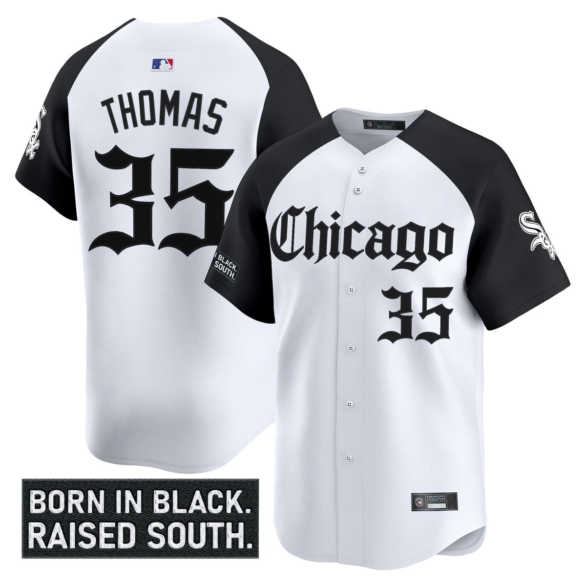 Men's Chicago White Sox 'Gothic South Side Edition' Vapor Premier Limited Jersey - All Stitched