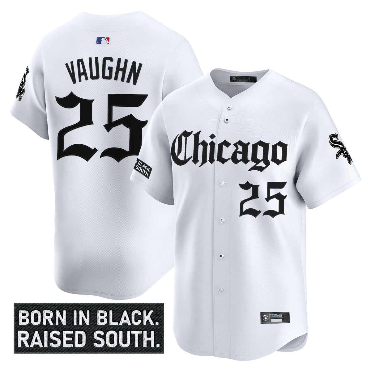 Men's Chicago White Sox 'Gothic South Side Edition' Vapor Premier Limited Jersey - All Stitched