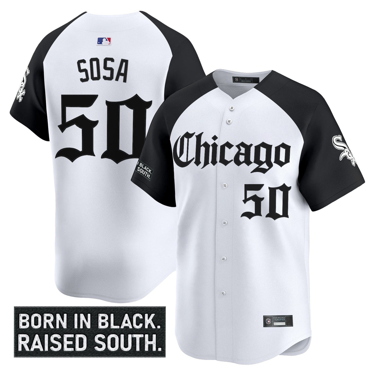 Men's Chicago White Sox 'Gothic South Side Edition' Vapor Premier Limited Jersey - All Stitched