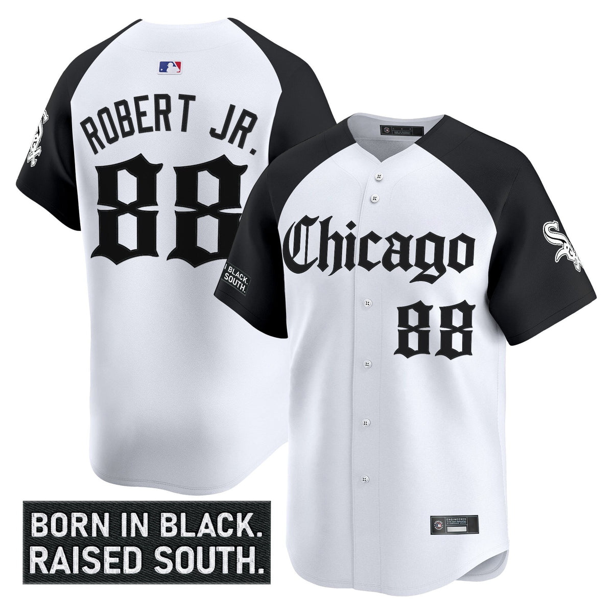 Men's Chicago White Sox 'Gothic South Side Edition' Vapor Premier Limited Jersey - All Stitched