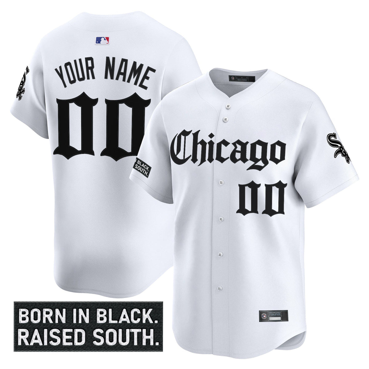 Chicago White Sox 'Gothic South Side Edition' Vapor Premier Limited Custom Jersey - All Stitched