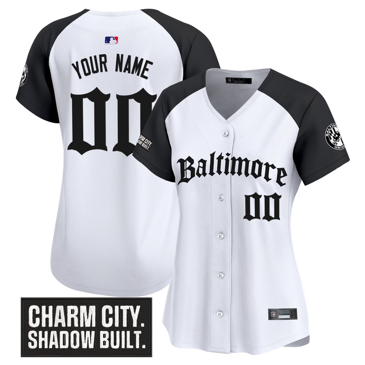 Baltimore Orioles 'Gothic Harbor Edition' Vapor Premier Limited Custom Jersey - All Stitched