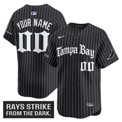 Tampa Bay Rays 'Gothic Deepwater Edition' Vapor Premier Limited Custom Jersey - All Stitched