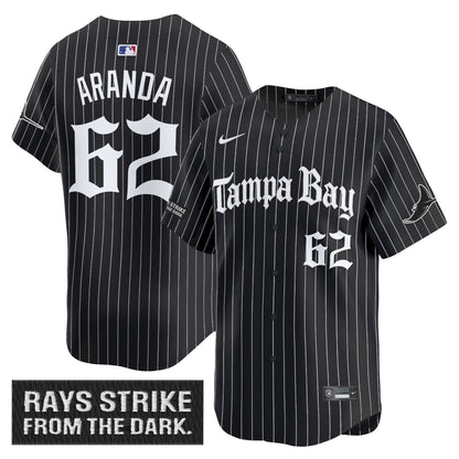 Men's Tampa Bay Rays 'Gothic Deepwater Edition' Vapor Premier Limited Jersey - All Stitched