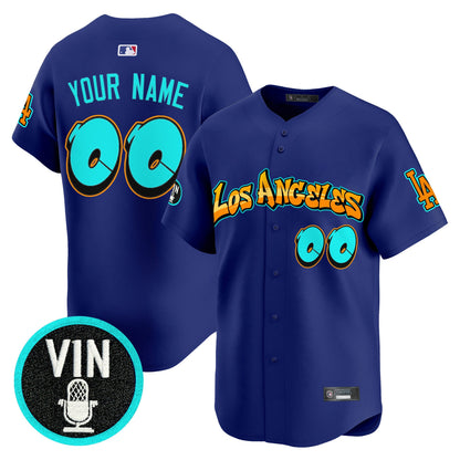 Los Angeles Dodgers 'Graffiti Street Style Edition' Vapor Premier Limited Custom Jersey - All Stitched