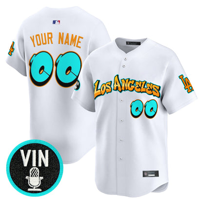 Los Angeles Dodgers 'Graffiti Street Style Edition' Vapor Premier Limited Custom Jersey - All Stitched