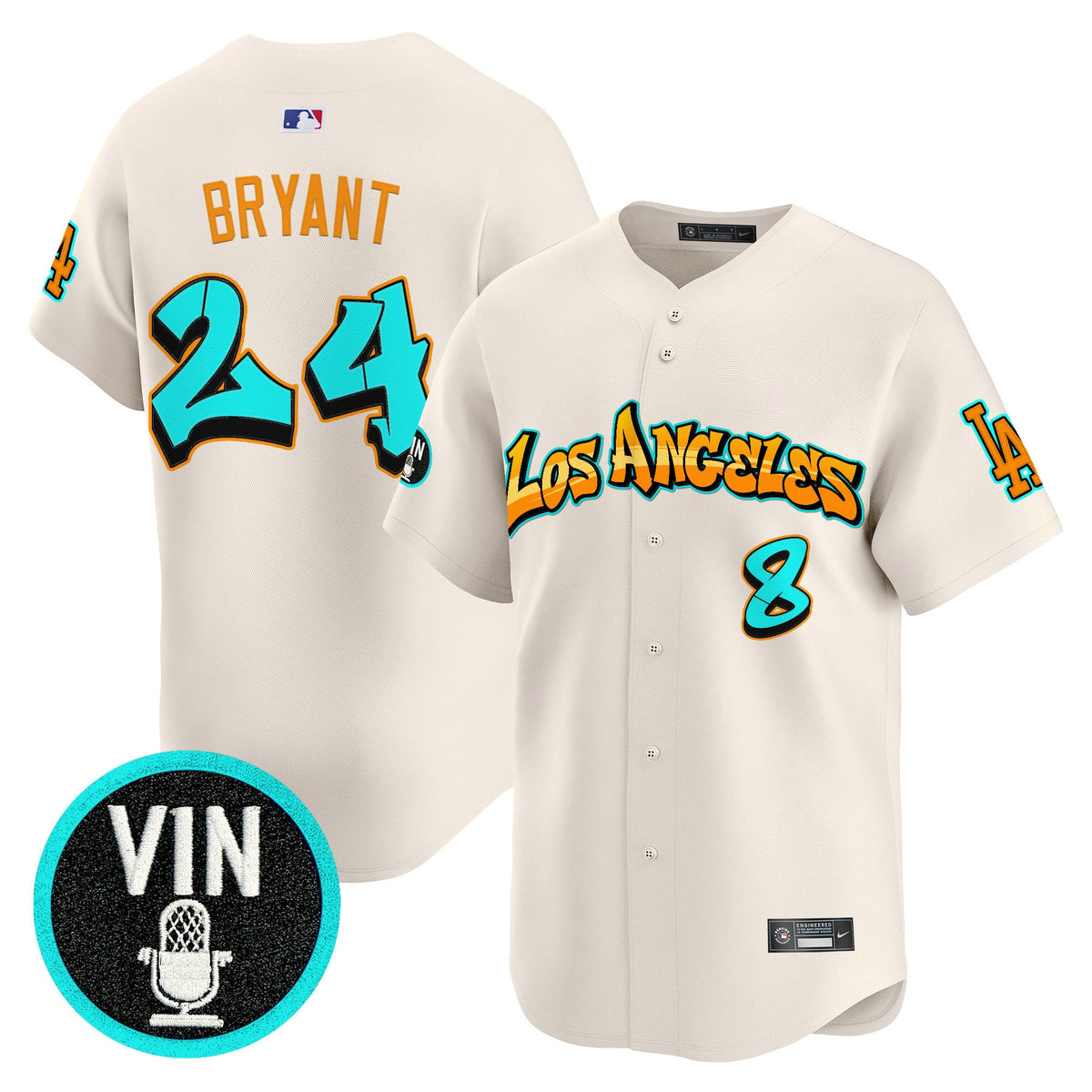 Men's Los Angeles Dodgers 'Graffiti Street Style Edition' Vapor Premier Limited Jersey - All Stitched