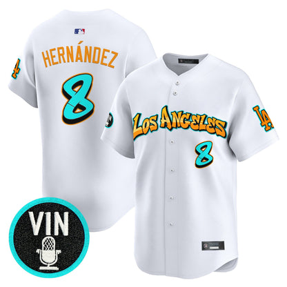 Men's Los Angeles Dodgers 'Graffiti Street Style Edition' Vapor Premier Limited Jersey - All Stitched