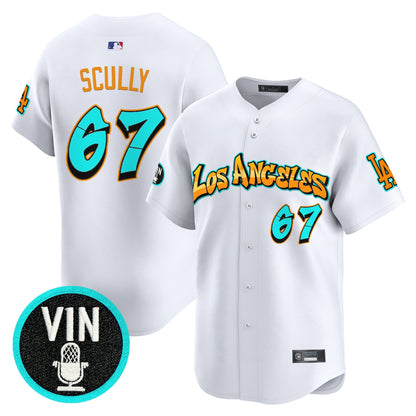 Men's Los Angeles Dodgers 'Graffiti Street Style Edition' Vapor Premier Limited Jersey - All Stitched