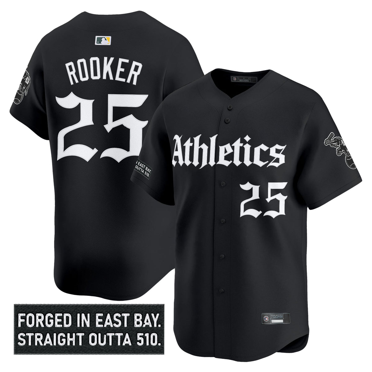 Men's Athletics 'Gothic East Bay Edition' Vapor Premier Limited Jersey - All Stitched