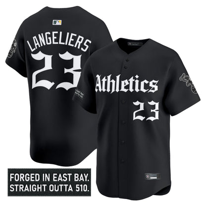 Men's Athletics 'Gothic East Bay Edition' Vapor Premier Limited Jersey - All Stitched