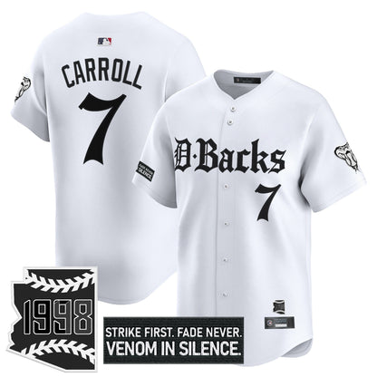 Men's Arizona Diamondbacks 'Gothic Desert Fang Edition' Vapor Premier Limited Jersey V2 - All Stitched