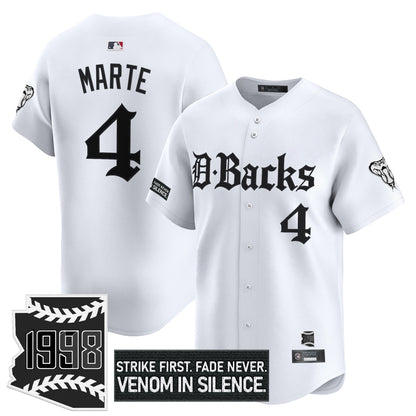 Men's Arizona Diamondbacks 'Gothic Desert Fang Edition' Vapor Premier Limited Jersey V2 - All Stitched