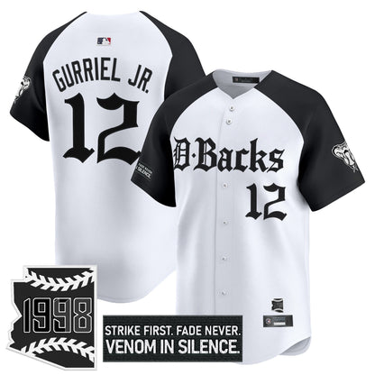Men's Arizona Diamondbacks 'Gothic Desert Fang Edition' Vapor Premier Limited Jersey V2 - All Stitched
