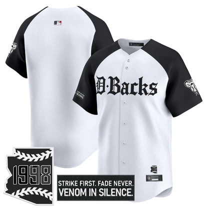 Men's Arizona Diamondbacks 'Gothic Desert Fang Edition' Vapor Premier Limited Jersey V2 - All Stitched