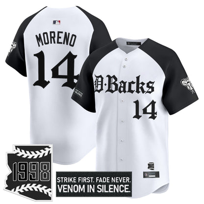 Men's Arizona Diamondbacks 'Gothic Desert Fang Edition' Vapor Premier Limited Jersey V2 - All Stitched