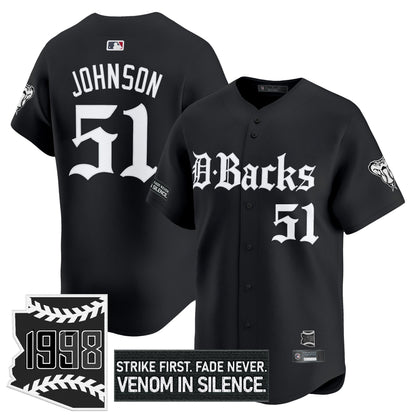 Men's Arizona Diamondbacks 'Gothic Desert Fang Edition' Vapor Premier Limited Jersey V2 - All Stitched