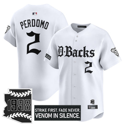 Men's Arizona Diamondbacks 'Gothic Desert Fang Edition' Vapor Premier Limited Jersey V2 - All Stitched