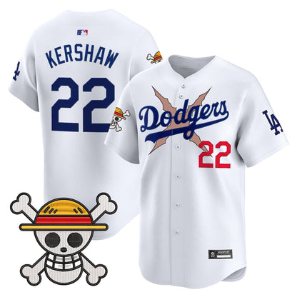 Men's Los Angeles Dodgers x One Piece Vapor Premier Limited Jersey - Stitched