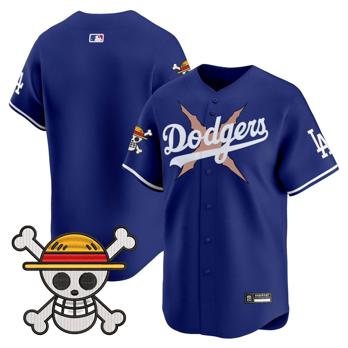 Men's Los Angeles Dodgers x One Piece Vapor Premier Limited Jersey - Stitched