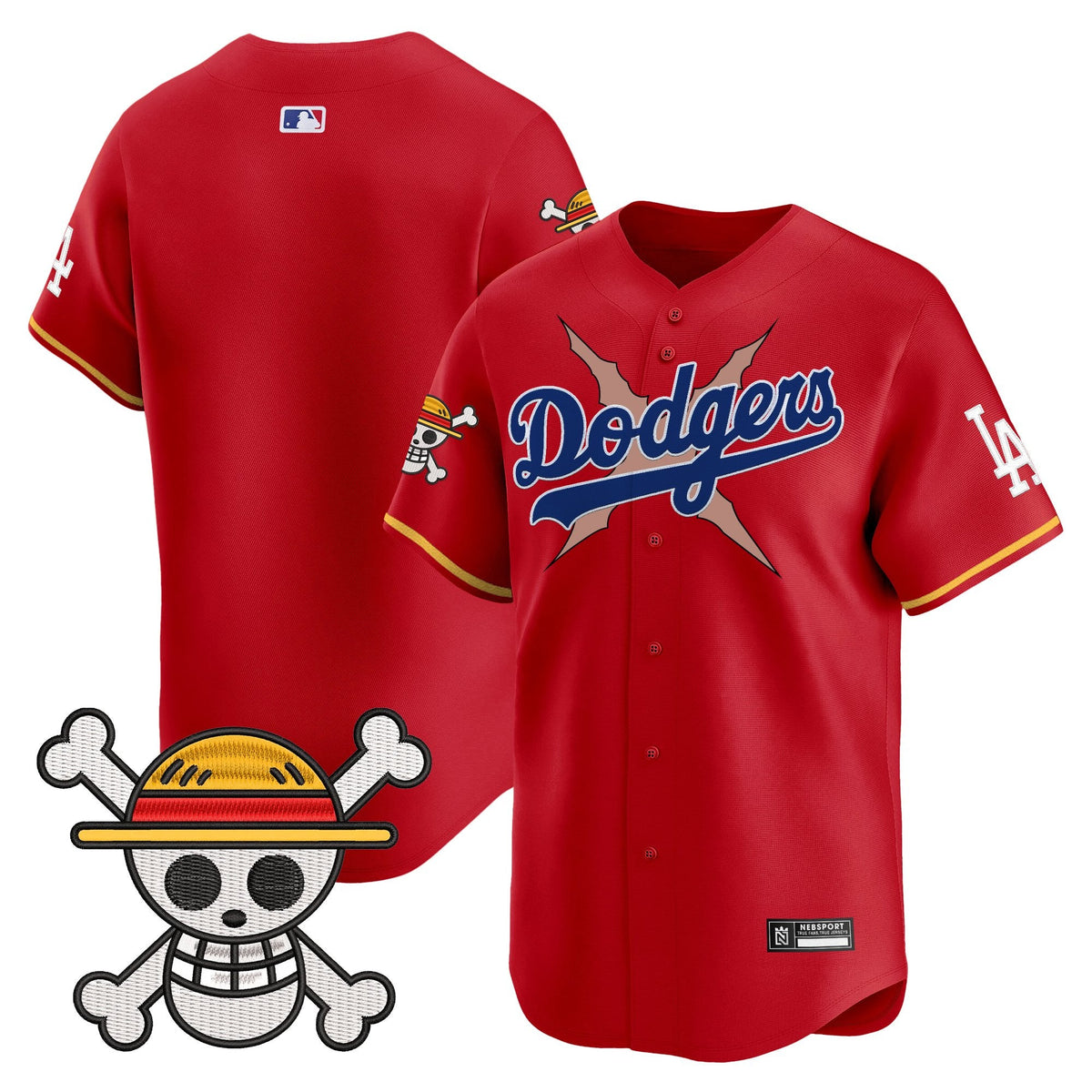 Men's Los Angeles Dodgers x One Piece Vapor Premier Limited Jersey - Stitched