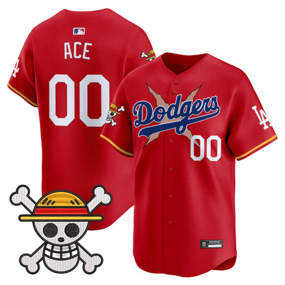 Men's Los Angeles Dodgers x One Piece Vapor Premier Limited Jersey - Stitched
