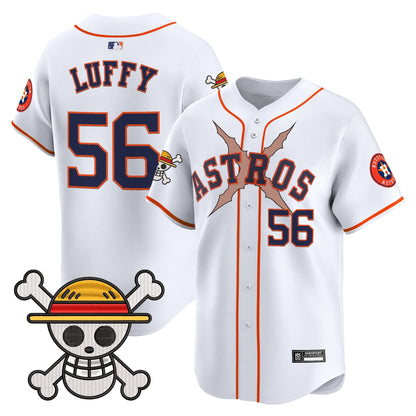 Men's Houston Astros x One Piece 2025 Vapor Premier Limited Jersey - All Stitched