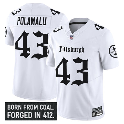Men's Pittsburgh Steelers 'Gothic Steel City Edition' Vapor Limited Jersey - All Stitched