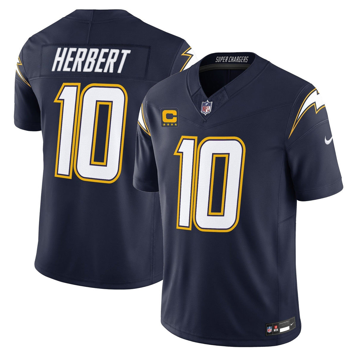 Men's Los Angeles Chargers 2025 Alternate Charger Power Vapor Limited Jersey - All Stitched