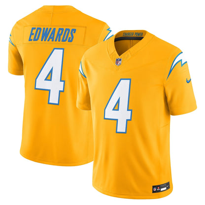 Men's Los Angeles Chargers 2025 Alternate Charger Power Vapor Limited Jersey - All Stitched