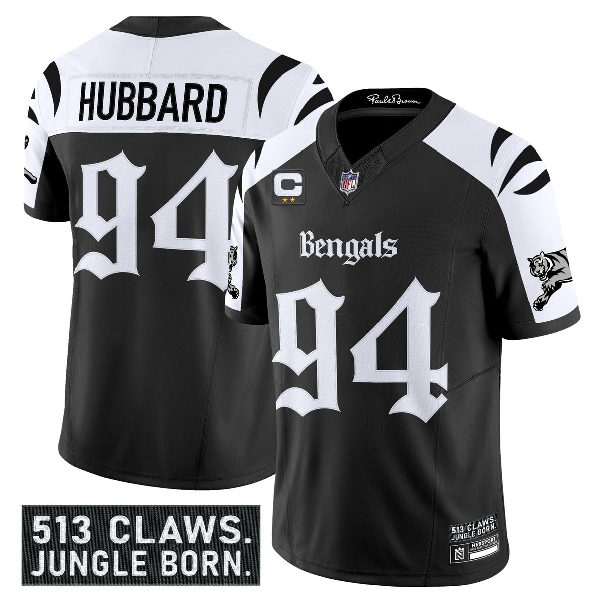 Men's Cincinnati Bengals 'Gothic Jungle Shadows Edition' Vapor Limited Jersey - All Stitched