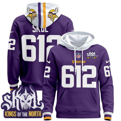 Men's Minnesota Vikings 2025 Pullover Hoodie - All Stitched