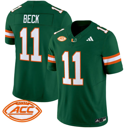 Men's Miami Hurricanes 2025 Vapor Limited Jersey - All Stitched
