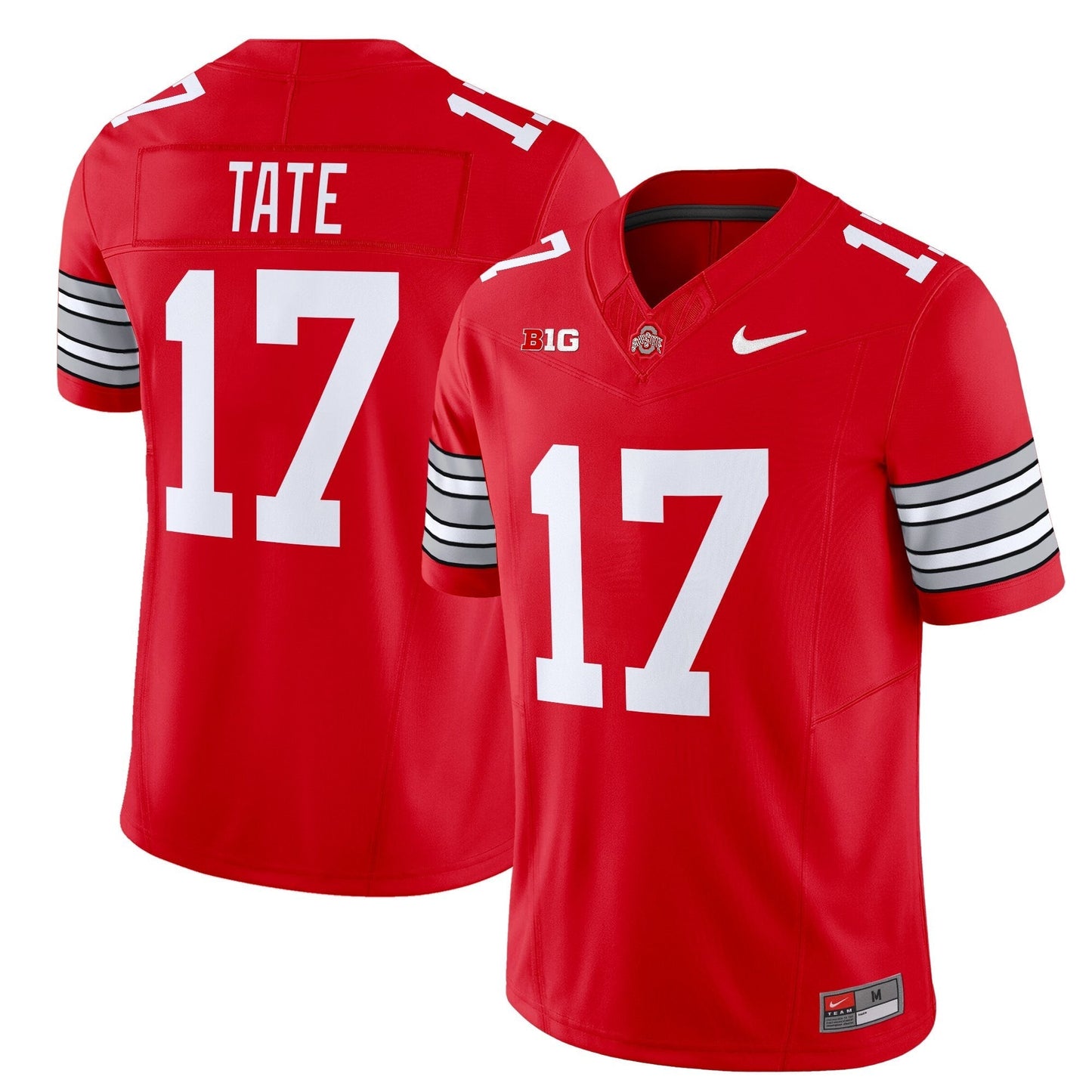 Men's Ohio State Buckeyes 'Heritage Stripe' 2025/26 Vapor Limited Jersey - All Stitched
