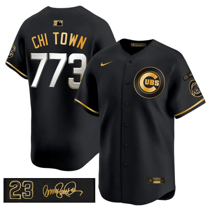 Men's Chicago Cubs 'Ryne Sandberg Tribute' Vapor Premier Limited Jersey V3 - All Stitched