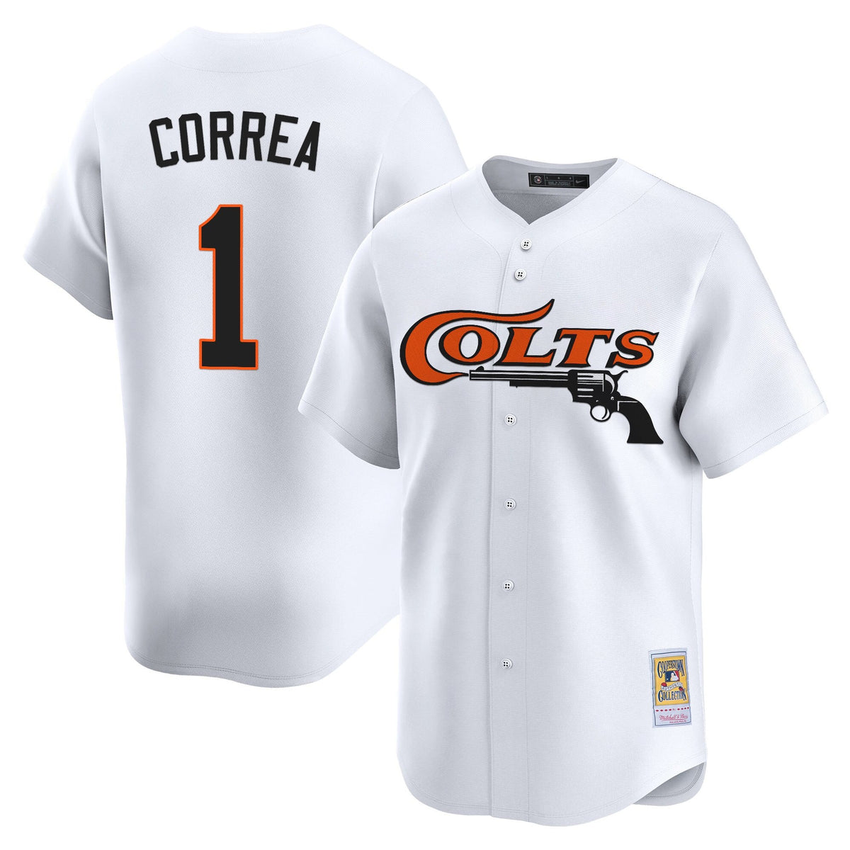 Men's Houston Astros Throwback Vapor Premier Limited Jersey - All Stitched
